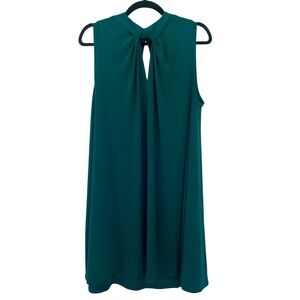Chic Teal Sleeveless Cocktail Dress Sz:L